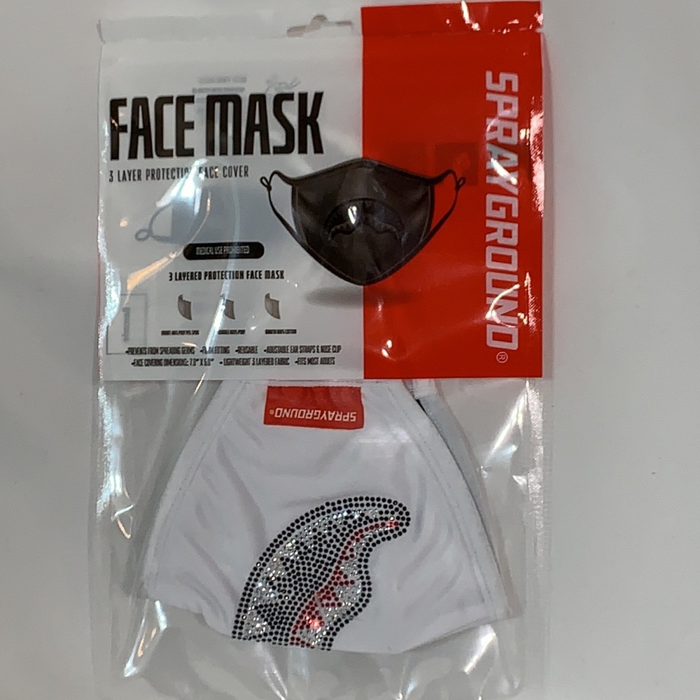 Spray-ground bling mask White - Picture 3 of 5